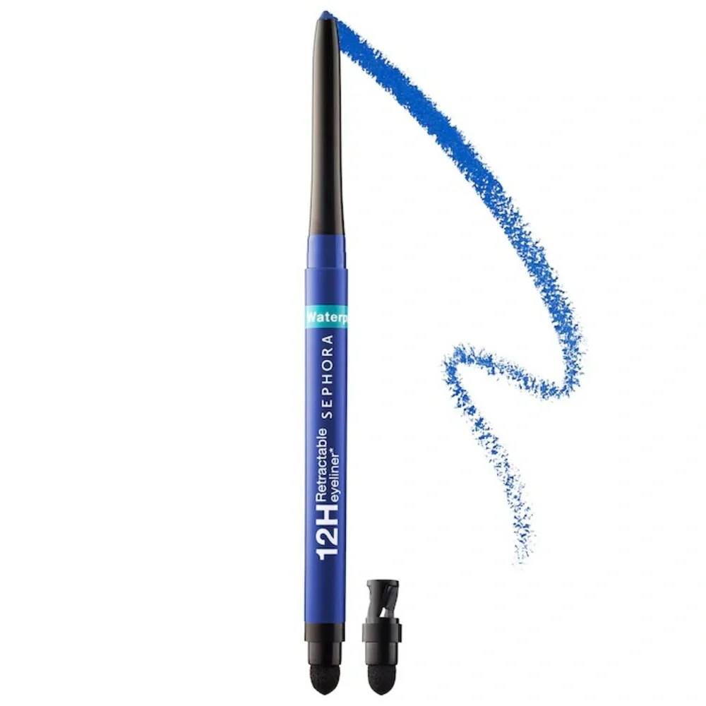 28 - Matte Cobalt SEPHORA COLLECTION Waterproof 12HR Retractable Eyeliner Pencil